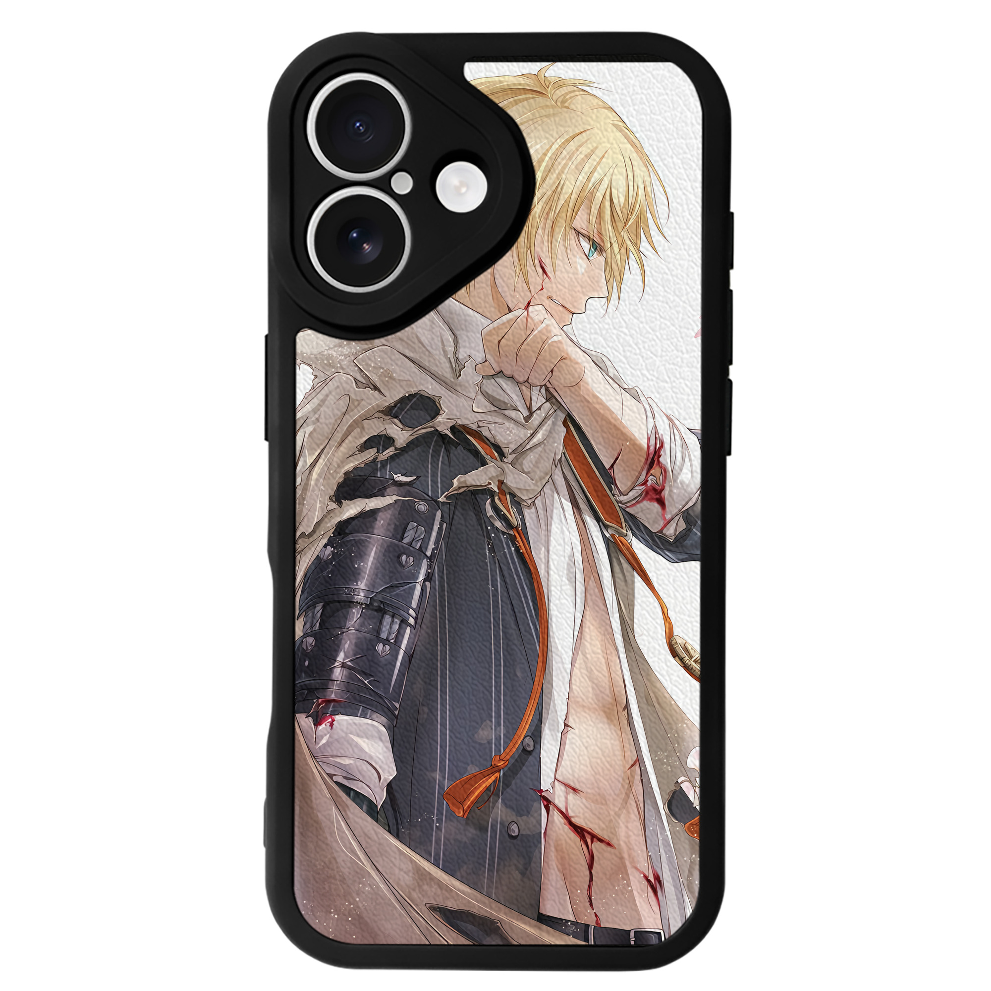 （画像用） 刀剣乱舞 Touken Ranbu 【iPhone 16シリーズ対応】シリコンスマホケース（レザー調） 材質：シリコン
